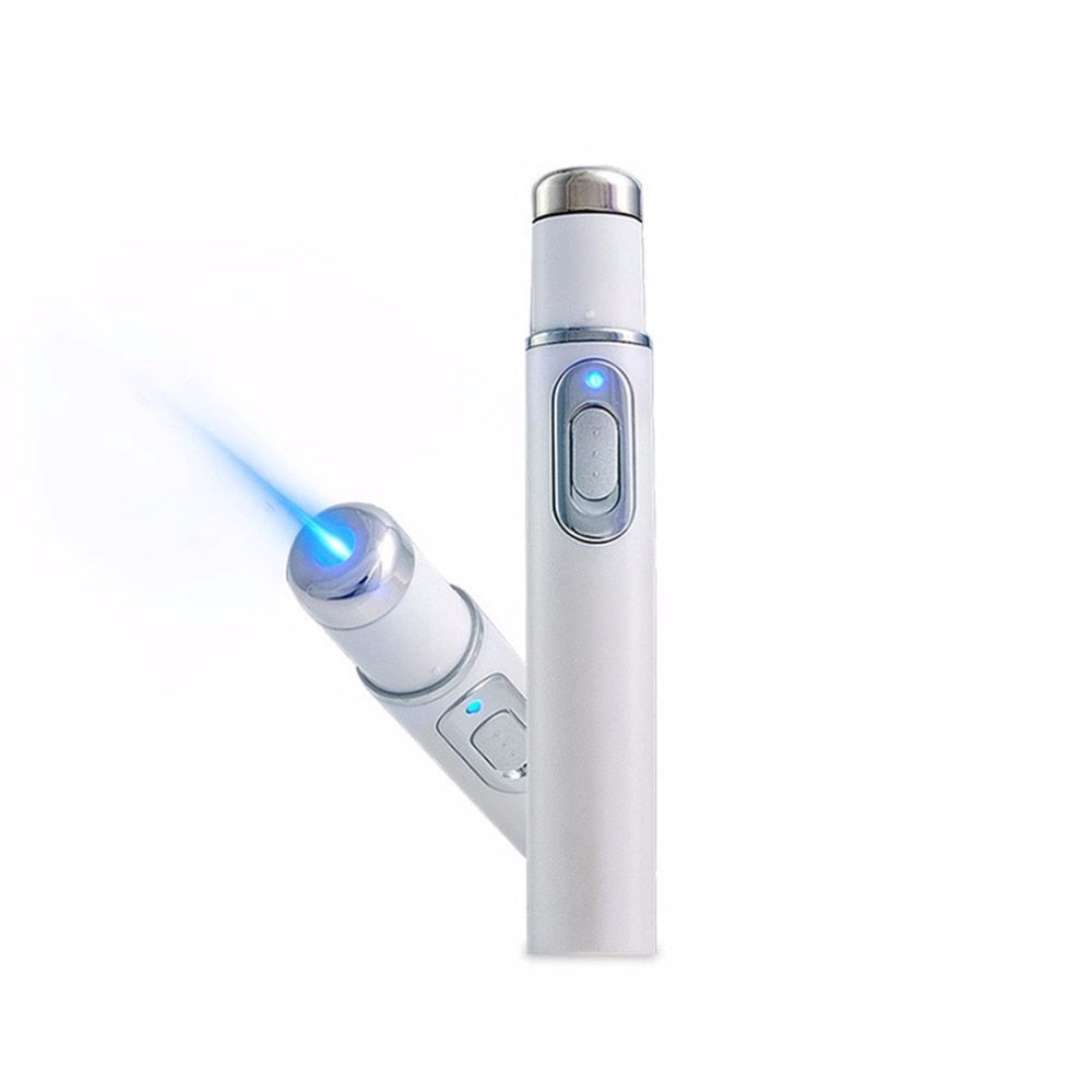 KINGDOMCARES Blue Light Therapy Acne Laser Pen Soft Scar Wrinkle Removal Treatment Device Skin Care Beauty Equipment KD-7910