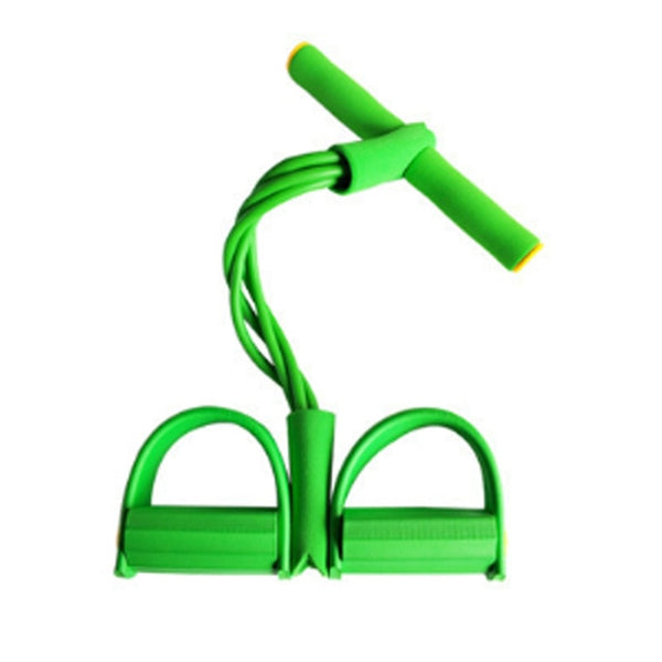 4 Tubes Resistance Bands Fitness Elastic Sit Up Pull Rope Exerciser Rower Belly Elastic Bands Home Gym Sports Training Equipment